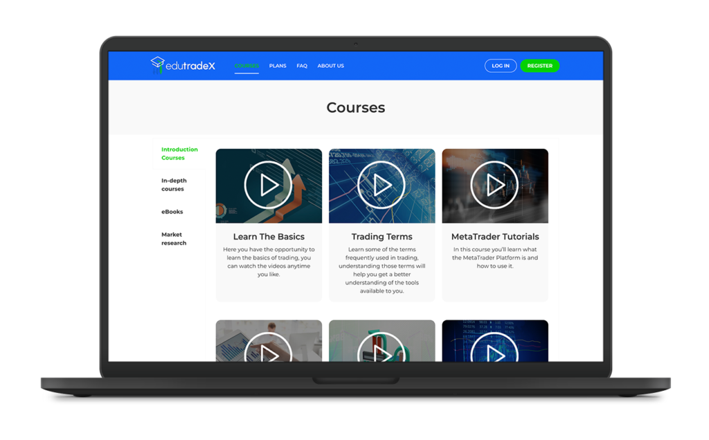 Home Edutrade mac screen